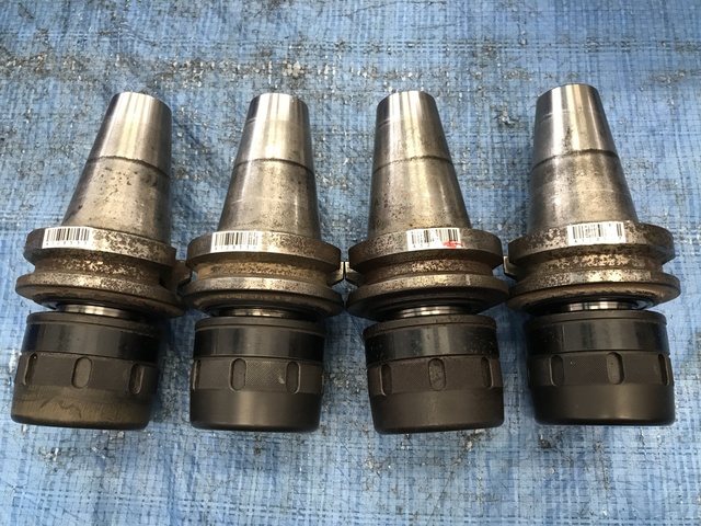 ミーリングチャック4本 A128539 C棟06_画像1