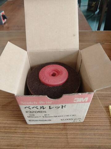 スコッチ・ブライト ベベル レッド 3M 4個入_画像3